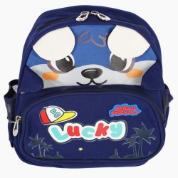 Ghiozdan Gradinita Urs Albastru 2 Compartimente 2 Fermoare Pigna