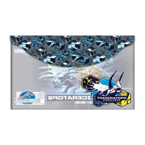 Mapa Plastic Cu Buton A4 Jurassic World Pigna