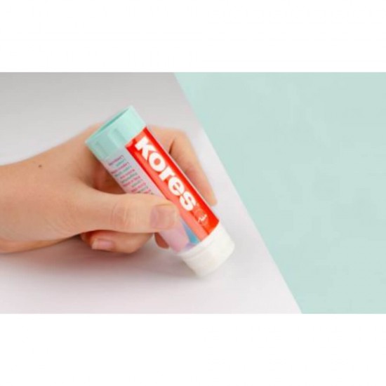 Lipici Stick Pastel cu Glicerina Kores, 40 g, Lavabil, Fara Solvent, Lipici Solid Stick, Lipici cu Glicerina, Lipici Scoala, Lipici pentru Scoala, Lipici Solid pentru Scoala, Lipici Kores, Lipici Stick Kores, Lipici Scoalari, Lipici Lavabil