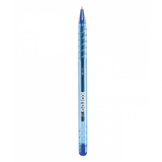 Pix de Unica Folosinta K1 Kores, Albastru, Varf de 0.7 mm, Pix Albastru, Pixuri Albastre, Pix Simplu, Pixuri Simple, Pixuri Scoala, Pixuri pentru Scoala, Pix Cerneala Albastra, Pix cu Cerneala Albastra, Pix Albastru Kores, Pix pentru Scoala