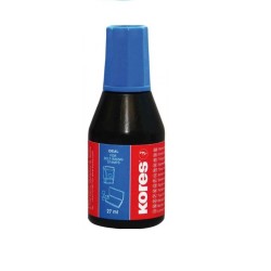Tus Stampila Albastru Kores, 27 ml, Rezistent la UV, Tus pentru Stampila, Tusuri pentru Stampila, Tus Albastru Stampila, Tus pentru Stampila Albastru, Tus pentru Stampila Kores, Tus Albastru Kores, Tusuri Albastre Kores, Tus Stampila cu Protectie UV