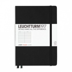 Caiet A5 Dictando Coperta Rigida Negru Leuchtturm