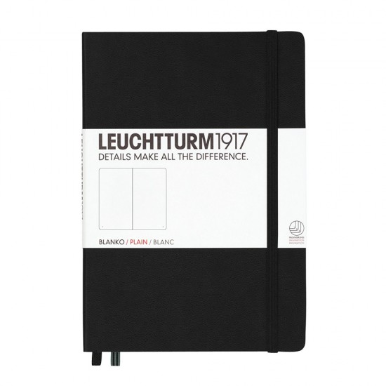 Caiet A5 Velin Coperta Rigida Negru Leuchtturm