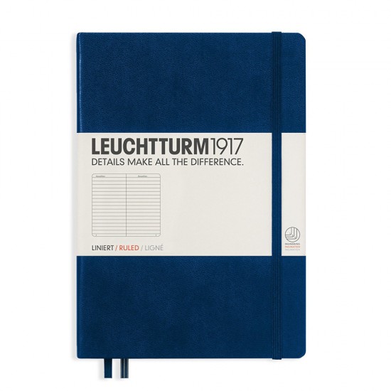 Caiet A5 Dictando Coperta Rigida Albastru Navy Leuchtturm