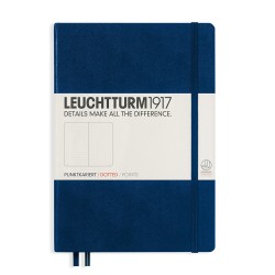 Caiet A5 Punctat Coperta Rigida Albastru Navy Leuchtturm