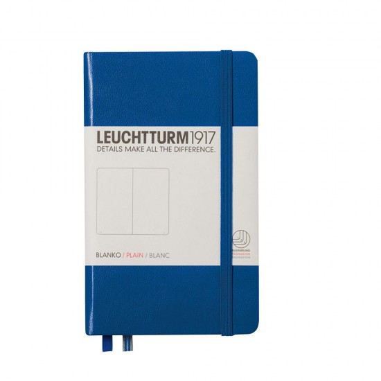 Caiet A6 Velin Coperta Rigida Albastru Royal Leuchtturm