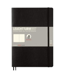 Caiet B5 Velin Coperta Flexibila Negru Leuchtturm