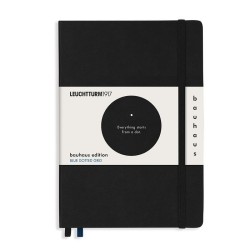Caiet A5 Punctat Coperta Rigida Negru Bauhaus Leuchtturm