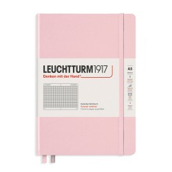 Caiet A5 Aritmetica Coperta Rigida Roz Pastel Leuchtturm