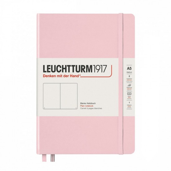 Caiet A5 Velin Coperta Rigida Roz Pastel Leuchtturm