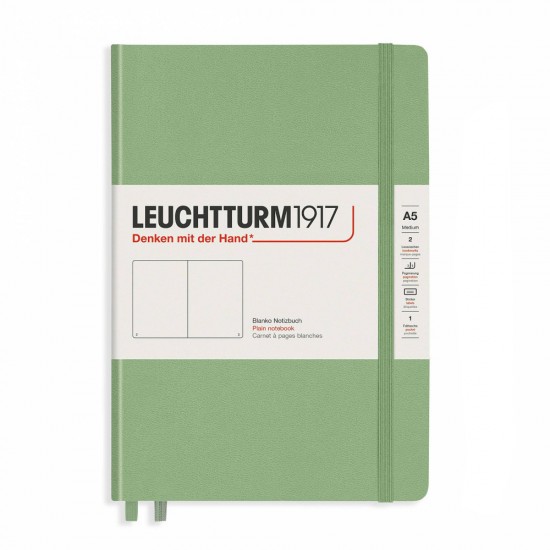Caiet A5 Velin Coperta Rigida Vernil Pastel Leuchtturm