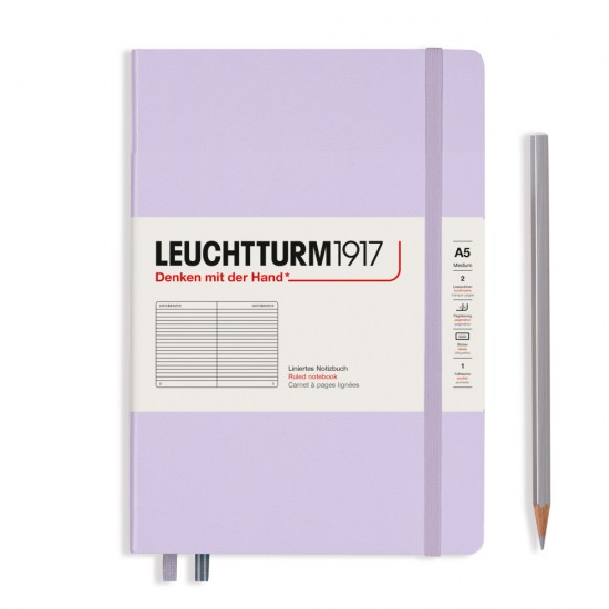 Caiet A5 Dictando Coperta Rigida Lila Leuchtturm