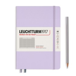 Caiet A5 Aritmetica Coperta Rigida Lila Leuchtturm