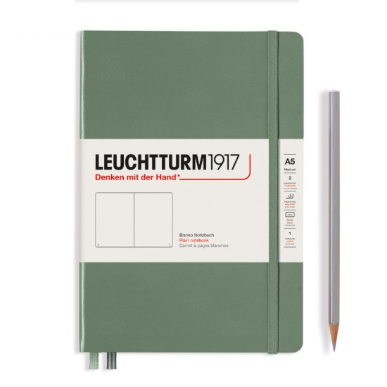 Caiet A5 Velin Coperta Rigida Olive Leuchtturm