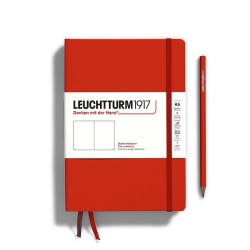 Caiet A5 Velin Coperta Rigida Rosu Inchis Leuchtturm