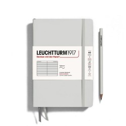 Caiet A5 Dictando Coperta Flexibila Gri Deschis Leuchtturm