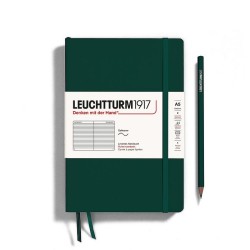 Caiet A5 Dictando Coperta Flexibila Verde Padure Leuchtturm