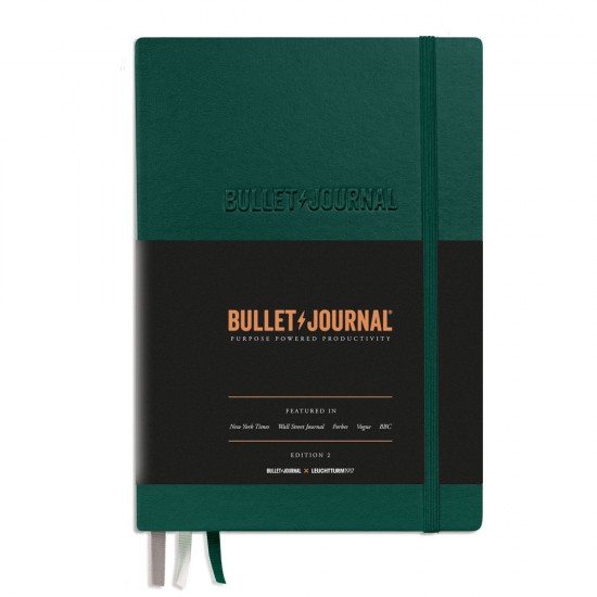 Caiet A5 Bullet Journal Ed. 2 Coperta Rigida Verde Leuchtturm