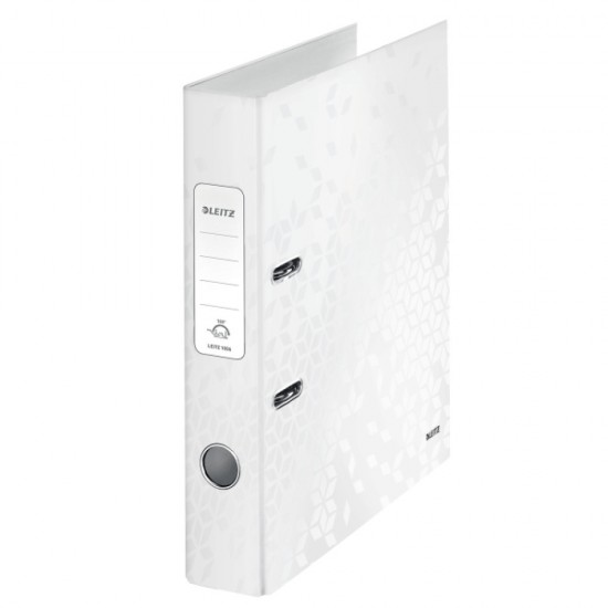 Biblioraft Plastifiat 5.2 Cm Alb Metalizat Wow Leitz