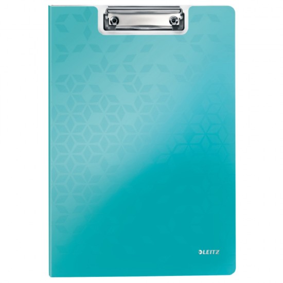 Clipboard Dublu Turcoaz Metalizat Wow Leitz
