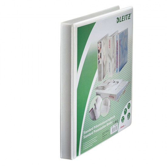 Caiet Mecanic A4 4 Inele 16mm/30mm Alb Maxi Panorama Leitz