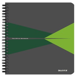 Caiet Birou Spira A5 Aritmetica Verde Office Leitz