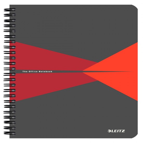 Caiet Birou Spira A5 Dictando Rosu Leitz