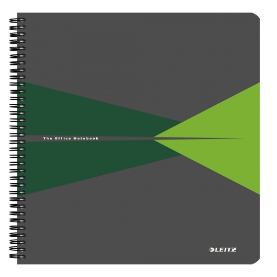 Caiet Birou Spira A4 Dictando Verde Coperta Pp Office Leitz