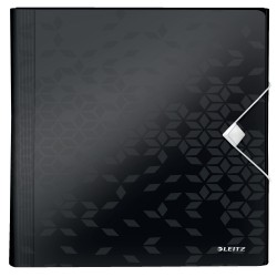 Mapa Plastic 6 Compartimente Negru Tip Proiect Wow Leitz