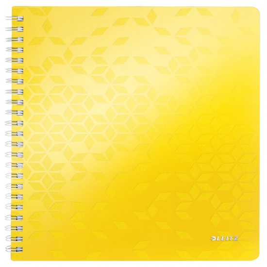 Caiet Birou Spira A4 Dictando Galben Coperta Pp Wow Leitz