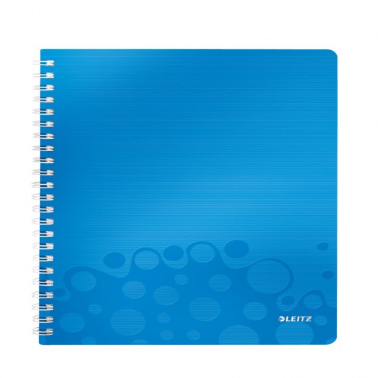 Caiet Birou Spira A4 Dictando Albastru Coperta Pp Wow Leitz