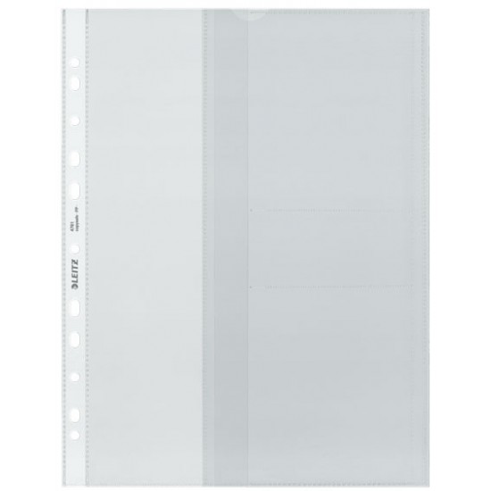 Folie Protectie A4 Cu Perforatii 5/set Tip Proiect Leitz