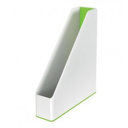 Suport Documente Plastic Verde Metalizat/alb Wow Leitz