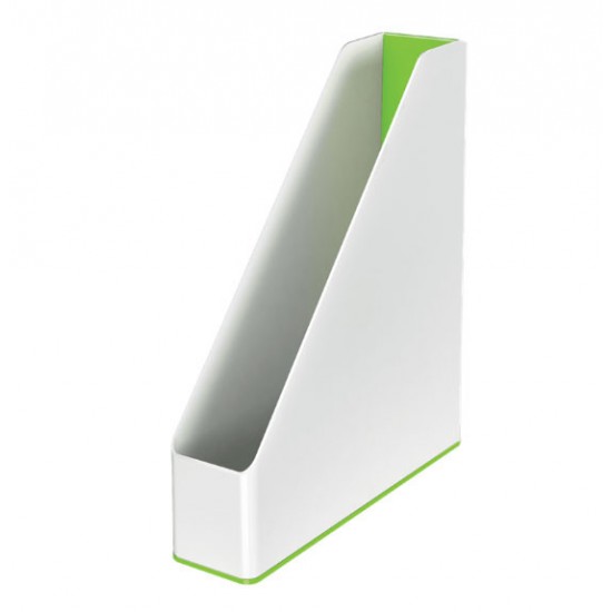 Suport Documente Plastic Verde Metalizat/alb Wow Leitz