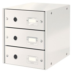 Cabinet 3 Sertare Alb Click&store Leitz
