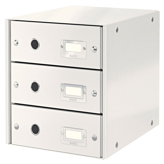 Cabinet 3 Sertare Alb Click&store Leitz
