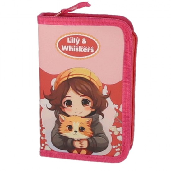 Penar Echipat 31 Piese 1 Fermoar 2 Extensii Lily Roz Pigna