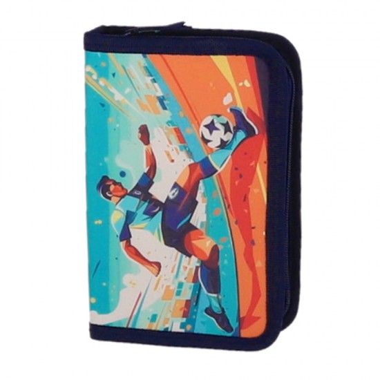 Penar Echipat 31 Piese 1 Fermoar 2 Extensii Fotbal Albastru Pigna