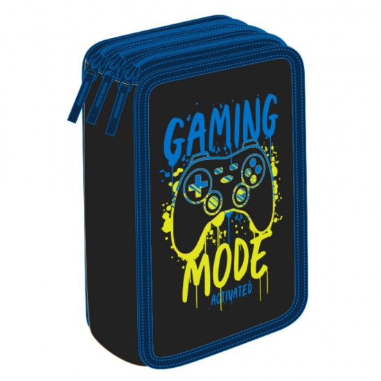 Penar Echipat 33 Piese 3 Fermoare Game Albastru Pigna