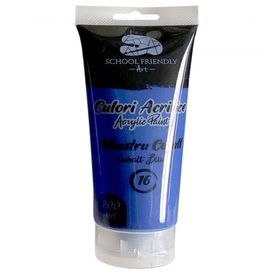 Culori Acrilice 200ml Albastru Cobalt Premium Sf Art Pigna