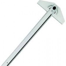 Teu Aluminiu 1m Cap Rotativ