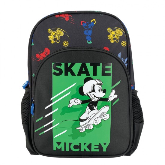 Ghiozdan Clasa 0 Mickey Negru Skate Pigna