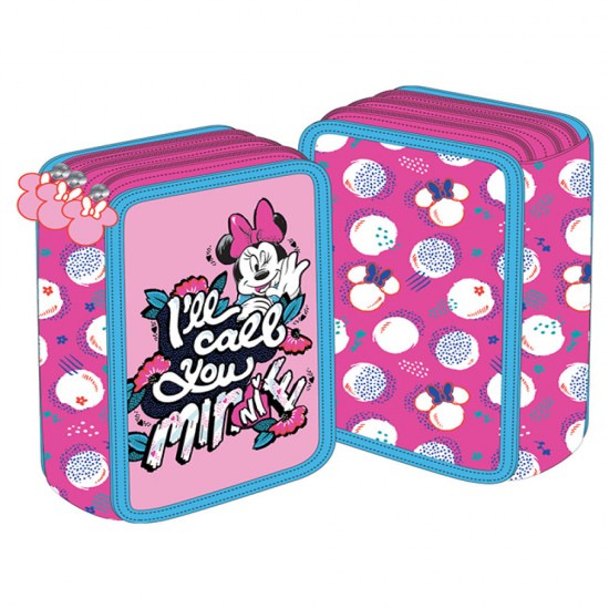 Penar Neechipat 3 Fermoare Minnie Roz Pigna