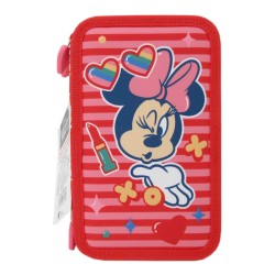 Penar Neechipat 3 Fermoare Minnie Mouse Oops Rosu Pigna