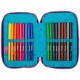 Penar Echipat 3 Fermoare Majewski, Model Stitch Cool , 45 Piese, Dimensiune 19.5x12.5x6.5 Cm