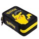Penar Echipat 3 Fermoare Majewski, Model Pokemon Pikachu, Dimensiune 20x13x6 Cm