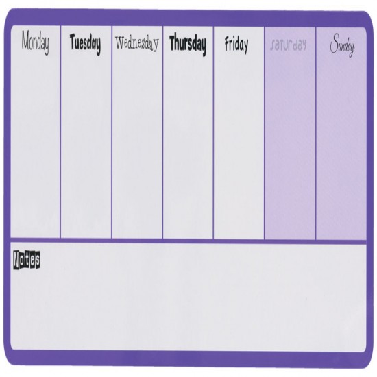 Planner Magnetic Saptamanal 140 X 36 Cm Mov Nobo