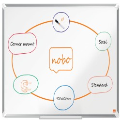 Whiteboard Magnetic Otel Lacuit 60*90cm Premium Plus Nobo