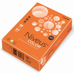 Hartie Copiator A4 Portocaliu Intens 80g 500/top Or43 Niveus