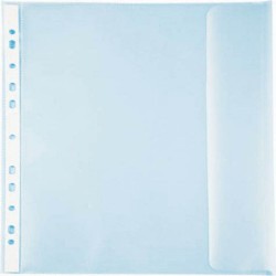 Folie Protectie A4 Cu Clapa Laterala 25/set Noki